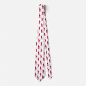 Rood beeld van het Liberty Pattern Elegant Patriot Stropdas (Voorkant)