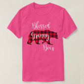 Rood Beer gebufferd met zegen T-shirt (Design voorkant)