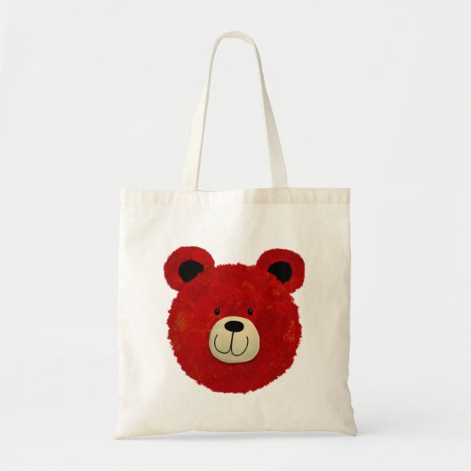 Rood Beer Tote Bag (Voorkant)