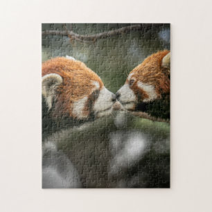 Rood Beer voor moeder en baby Legpuzzel