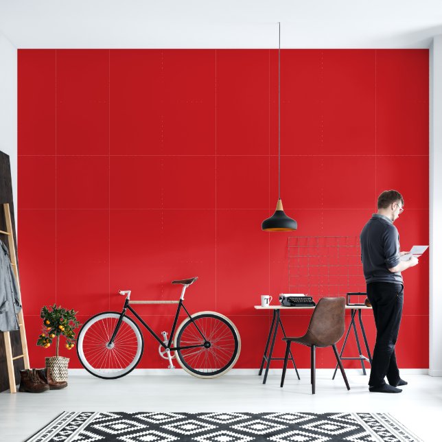 ROOD BEHANG (Woonkamer)