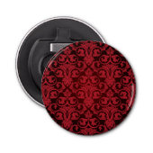 Rood behang 2 button flesopener (Voorkant)