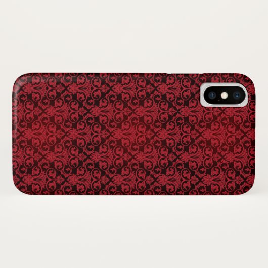 Rood behang 2 Case-Mate iPhone case (Achterkant (horizontaal))
