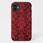Rood behang 2 Case-Mate iPhone case (Achterkant)