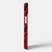 Rood behang 2 Case-Mate iPhone case (Achterkant / Rechts)
