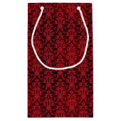 Rood behang 2 klein cadeauzakje (Achterkant)