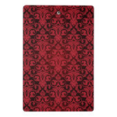 Rood behang 2 mini klembord (Achterkant)