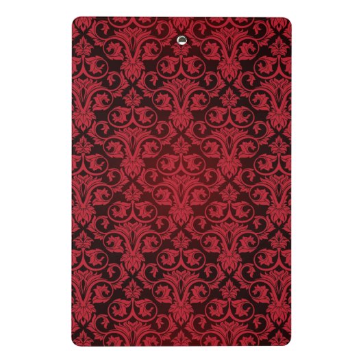 Rood behang 2 mini klembord (Achterkant)