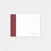 Rood behang 2 post-it® notes (Voorkant)