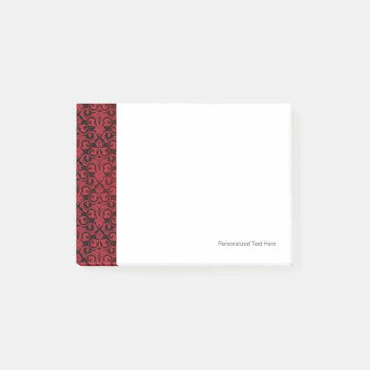 Rood behang 2 post-it® notes (Voorkant)