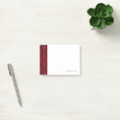 Rood behang 2 post-it® notes (Kantoor)