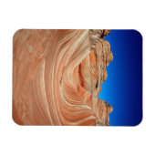 Rood, beige en gele streping in de wind en magneet (Horizontaal)