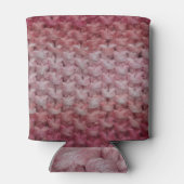Rood Beige gebreide stof, geweven. Blikjeskoeler (Achterkant)