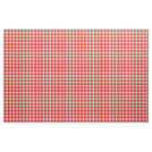  rood beige houndstooth plaid patroon stof (Yard (91,4 cm))