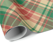  rood-beige roodbruine kerstmis cadeaupapier (Rol Hoek)