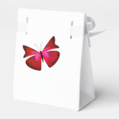 Rood, beige Sparkly 15 Quinceanera Favor Box Bedankdoosjes (Achterkant)