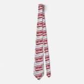 Rood belastingrestitutie-stempel stropdas (Voorkant)