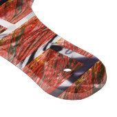 Rood, belletjes op raster of baksteen effect? Meta Snijplank (Hoek)