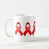 Rood bewustzijn Mok lint (Links)