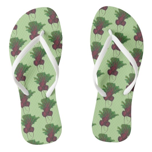 Rood bier Bunch Vegetable Vegetarian Gardening Foo Teenslippers (Voetbed)