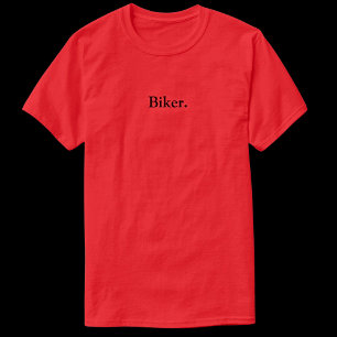 Rood biker t-shirt - Motorfiets