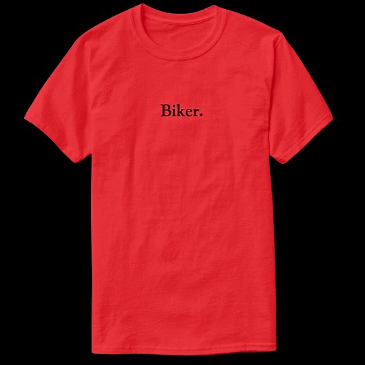 Rood biker t-shirt - Motorfiets