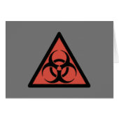 Rood biogevaarbord (Voorkant Horizontaal)