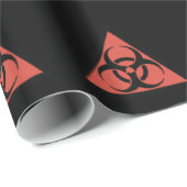 Rood biogevaarbord cadeaupapier (Rol Hoek)