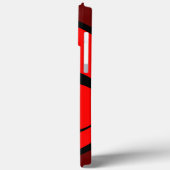 Rood biogevaarsymbool Case-Mate iPhone case (Achterkant / Links)