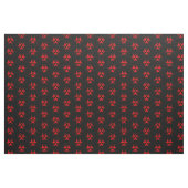 Rood biogevaarsymbool stof (Fat Quarter)