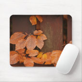 Rood blad Mousepad Muismat (Met muis)