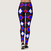 Rood Blau Leggings (Achterkant)