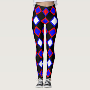 Rood Blau Leggings