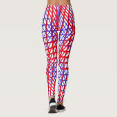 Rood Blau Leggings (Achterkant)