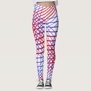 Rood Blau Leggings