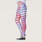Rood Blau Leggings (Links)