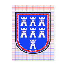 Rood Blau Saksisch Teken