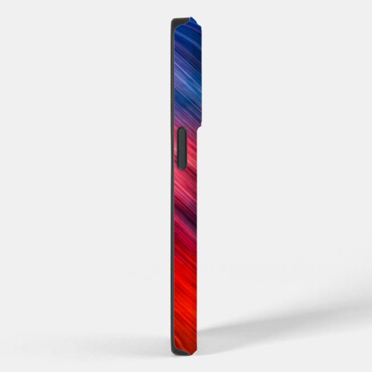 Rood blauw Abstract Case-Mate iPhone Case (Achterkant / Rechts)