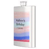 Rood blauw Amerikaanse jongen verjaardag naam datu Flacon (Links)