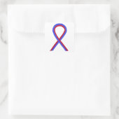 Rood & blauw Awareness Ribbon Custom Sticker Decal (Tas)