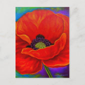 Rood, blauw, blauw, blauw, blauw, blauw, blauw, bl briefkaart (Voorkant)