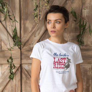 Rood & Blauw Bruids Laatste Rit Vrijgezellenfeest T-shirt