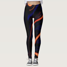 Rood blauw bruin koele kleur eenvoudig Modern Roze Leggings