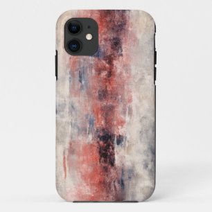 Rood & Blauw Brushstroke Abstracte iPhone 11 Hoesj Case-Mate iPhone Case