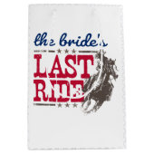 Rood & Blauw De laatste rit van de bruid Midden fo Medium Cadeauzakje (Voorkant)