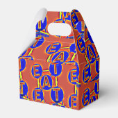 Rood/Blauw Eet snoep Tin Bedankdoosjes (Achterkant)
