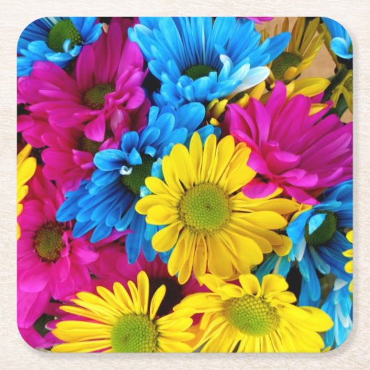 rood, blauw en geel onderzetter (Voorkant)
