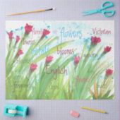Rood Blauw en Groen Ambacht Weefseldocument Tissuepapier (Craft)