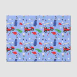 Rood blauw en groen golf tissuepapier