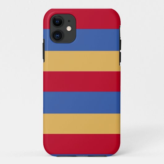 Rood, blauw en Oranje iPhone 5 Hoesje (Achterkant)